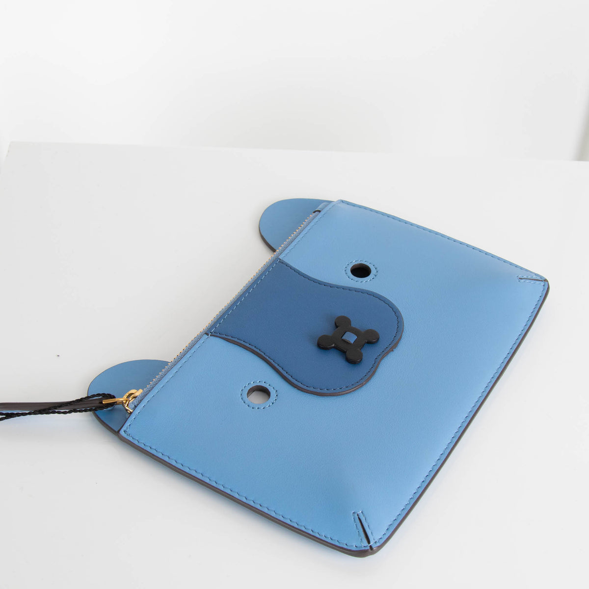 Anya Hindmarch Blue Loose Pocket Fox