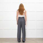 The Frankie Shop Grey Tailored Trousers