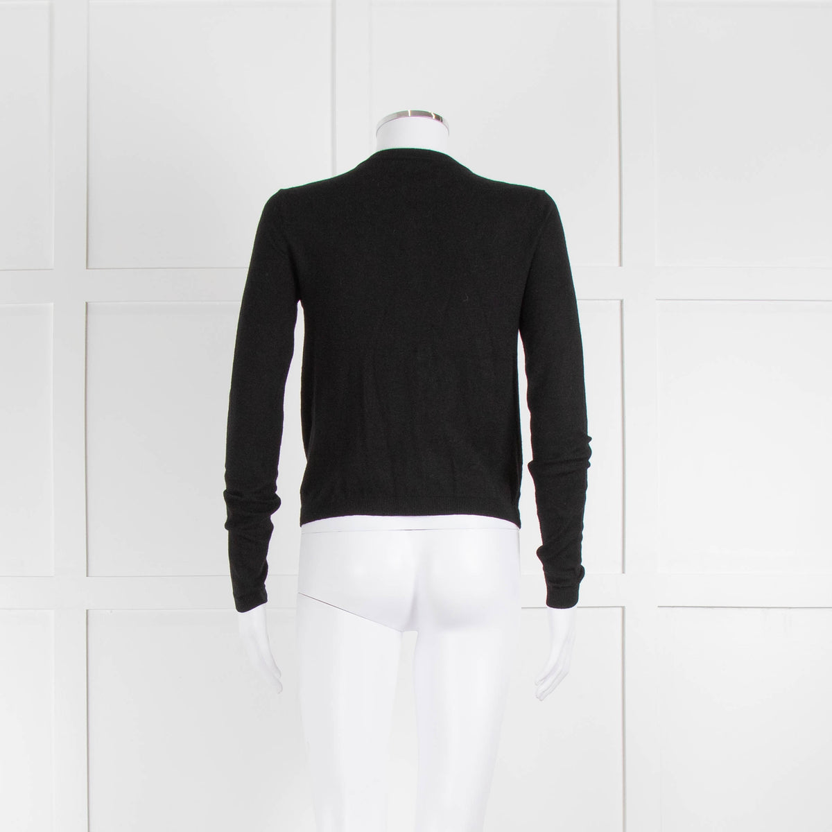 Alice + Olivia Black Pink Embellished Lips Short Cardigan