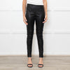 Christian Dior Black Lambs Leather Trousers With Side & Ankle Zips
