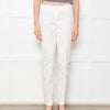 Luisa Cerano White Cotton Trousers