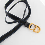 Christian Dior Distressed Canvas Saddle Belt Bag