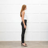 Christian Dior Black Lambs Leather Trousers With Side & Ankle Zips