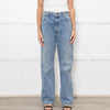 Khaite Blue Denim Danielle Straight Leg Jeans