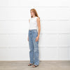 Khaite Blue Denim Danielle Straight Leg Jeans