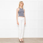 Luisa Cerano White Cotton Trousers