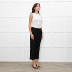 Me + Em Black Button Detail Trousers
