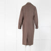 Le 17 Septembre by Le917 Brown Marl Wool Overcoat