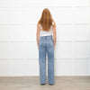 Khaite Blue Denim Danielle Straight Leg Jeans