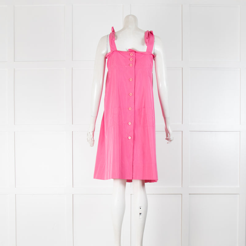 Sonia By Sonia Rykiel Pink Tie Strap Sundress