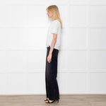 Weekend Max Mara White Top With Embroidered Front & Short Sleeves