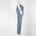 Citizens of Humanity Blue Button Up Jolene Jeans