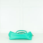 Kate Spade Turquoise Green Leather Multiway Tote Bag