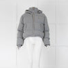 Maniere De Voir Grey Padded Jacket With Hood