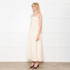 DISSH Catania Cream Linen Strapless Dress