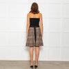 Herve Leger Paloma Dune Multi Leopard Skirt