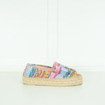 Manebi Multicolour Raffia Espadrilles