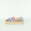 Manebi Multicolour Raffia Espadrilles