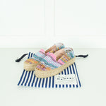 Manebi Multicolour Raffia Espadrilles