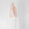 See By Chloe Pink Chiffon Blouse  with Frill Short Sleeve