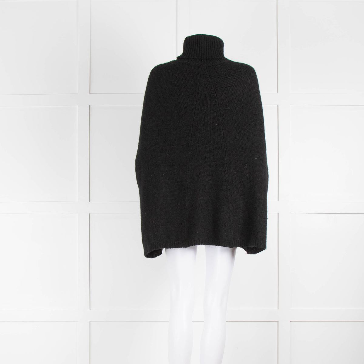 Joseph Black High Neck Cashmere Cape