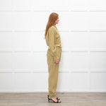 Isabel Marant Etoile Olive Green Cheesecloth Jumpsuit