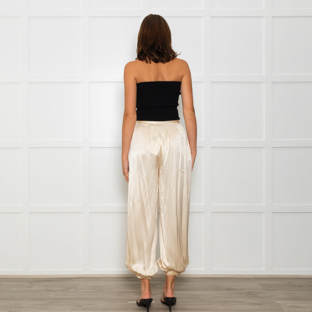 l'Agence Yellow Silk Balloon Pants