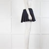 The Frankie Shop Blake Pleated  Denim Mini Skirt