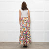Ridley Multicolour Tree Print Silk Tiered Maxi Skirt