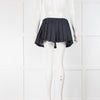 The Frankie Shop Blake Pleated  Denim Mini Skirt