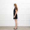 Self Portrait Black Lace Dress With Sheer Short Sleeve Top