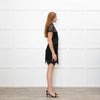 Self Portrait Black Lace Dress With Sheer Short Sleeve Top