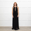 Stone Cold Fox Black Sleeveless Maxi Dress With Front Splits