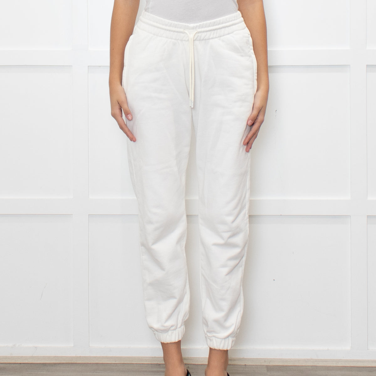 Wardrobe NYC White Tracksuit Bottoms