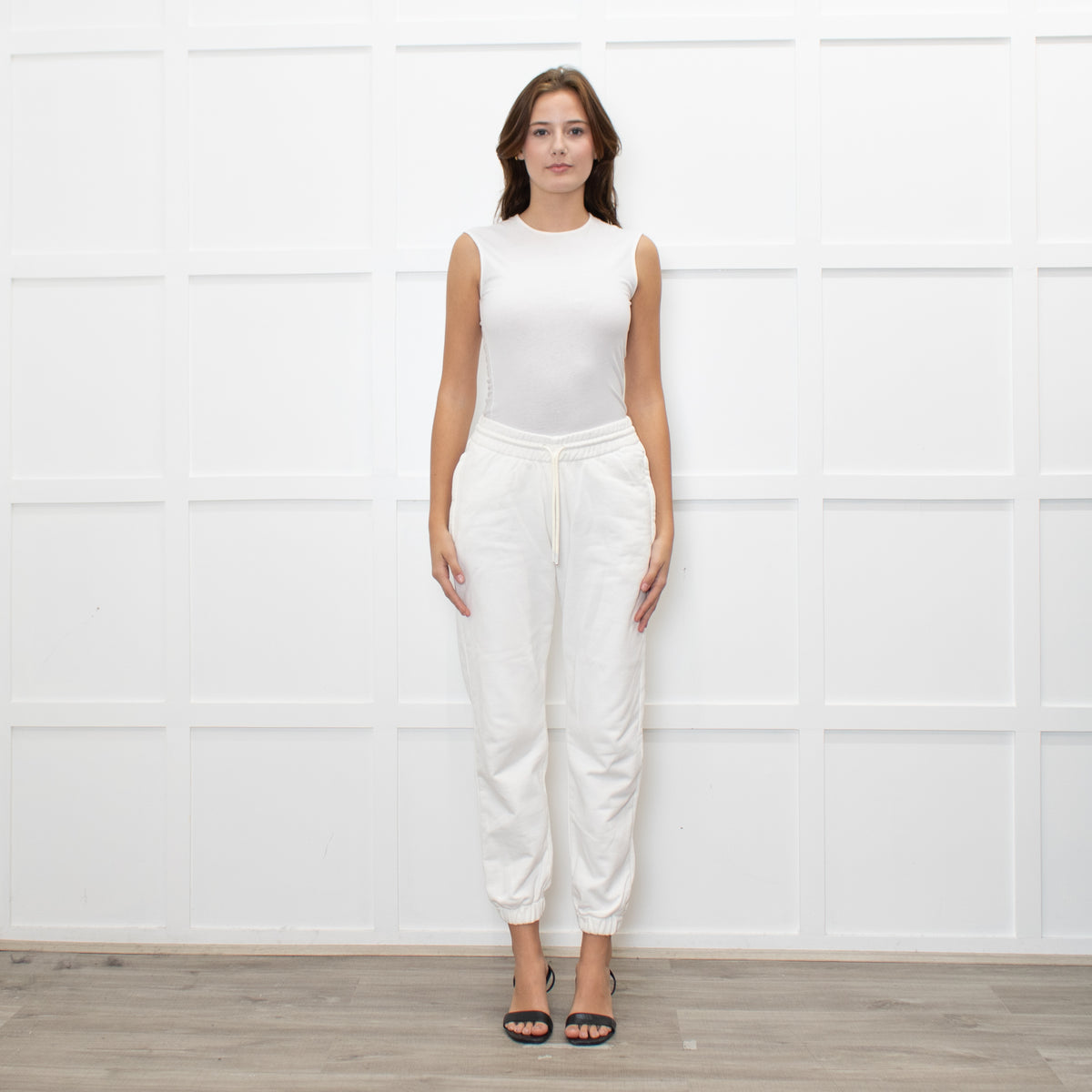 Wardrobe NYC White Tracksuit Bottoms