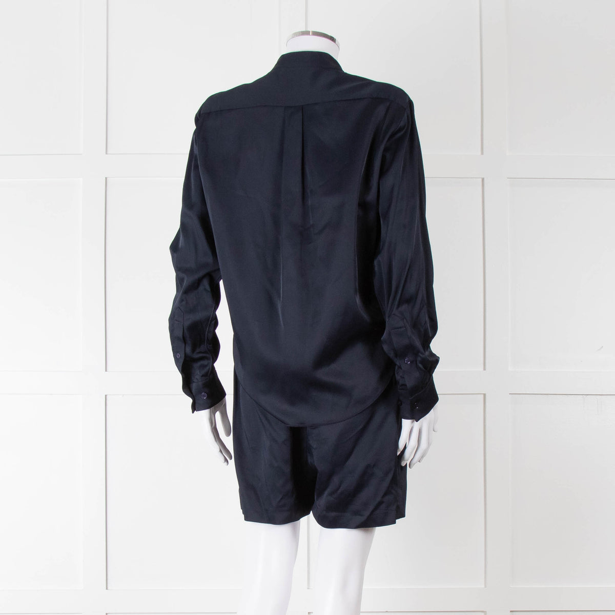 Acne Studios Navy Blue Long Sleeve Playsuit