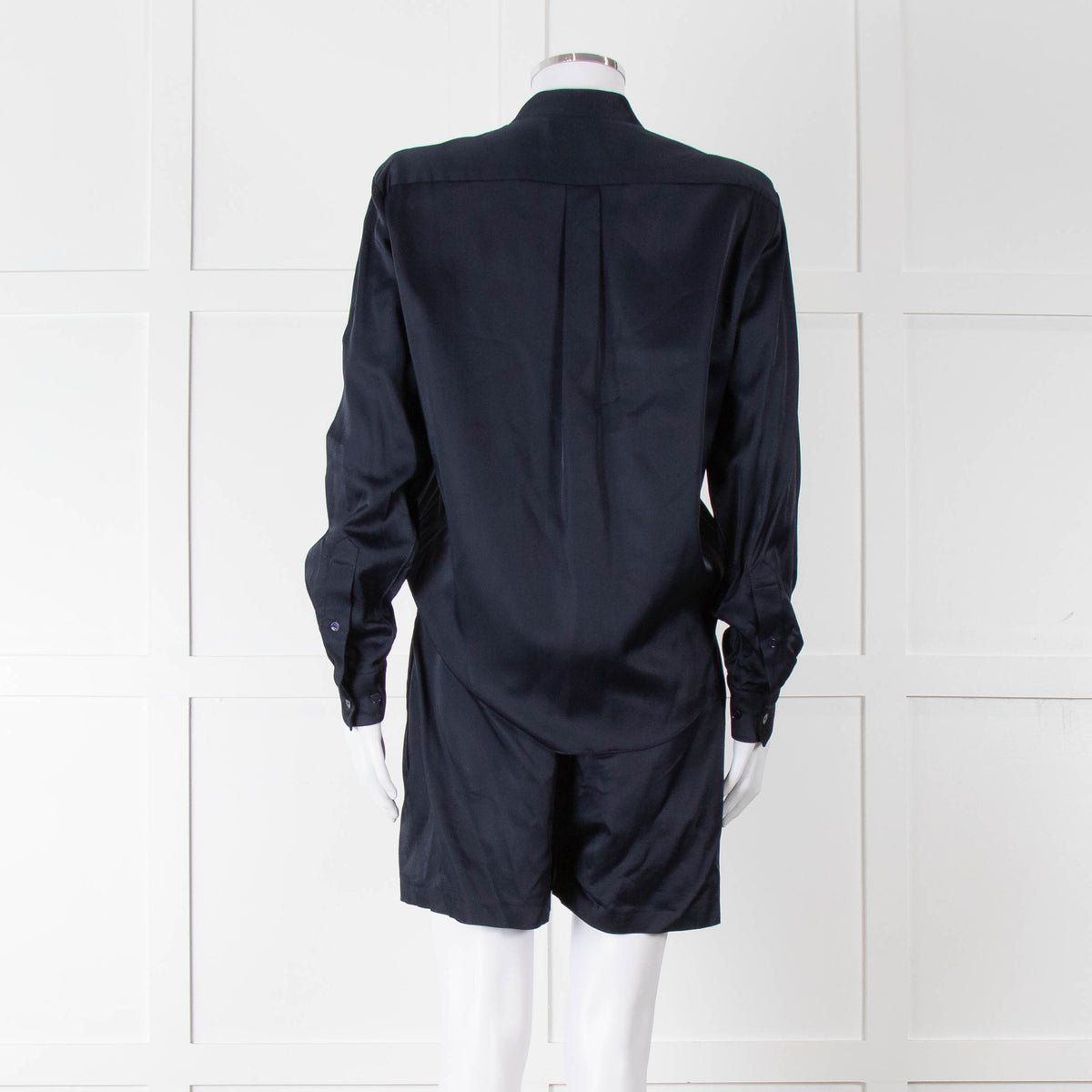 Acne Studios Navy Blue Long Sleeve Playsuit