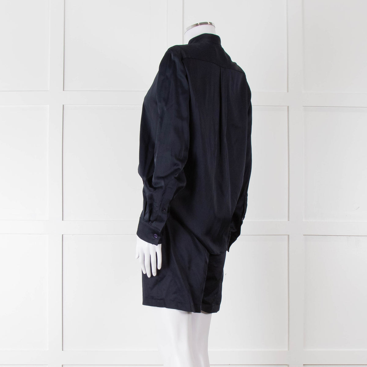 Acne Studios Navy Blue Long Sleeve Playsuit