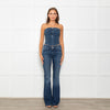 Mother Blue Flared Jeans