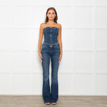 Mother Blue Flared Jeans