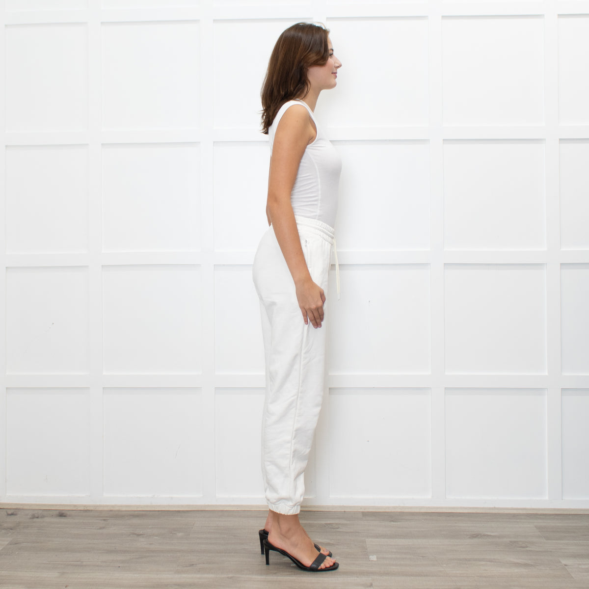 Wardrobe NYC White Tracksuit Bottoms