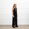 Stone Cold Fox Black Sleeveless Maxi Dress With Front Splits