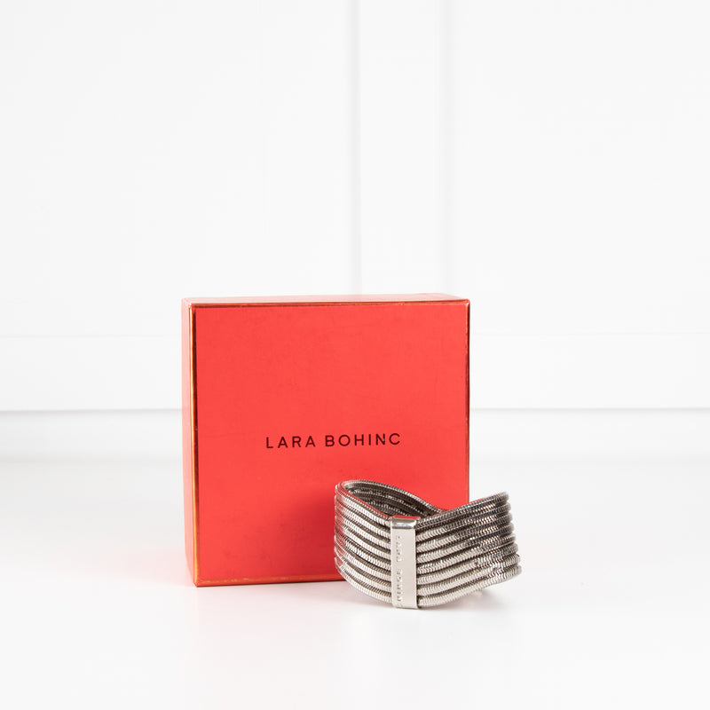 Lara Bohnic Silver Snake Chain Bracelet