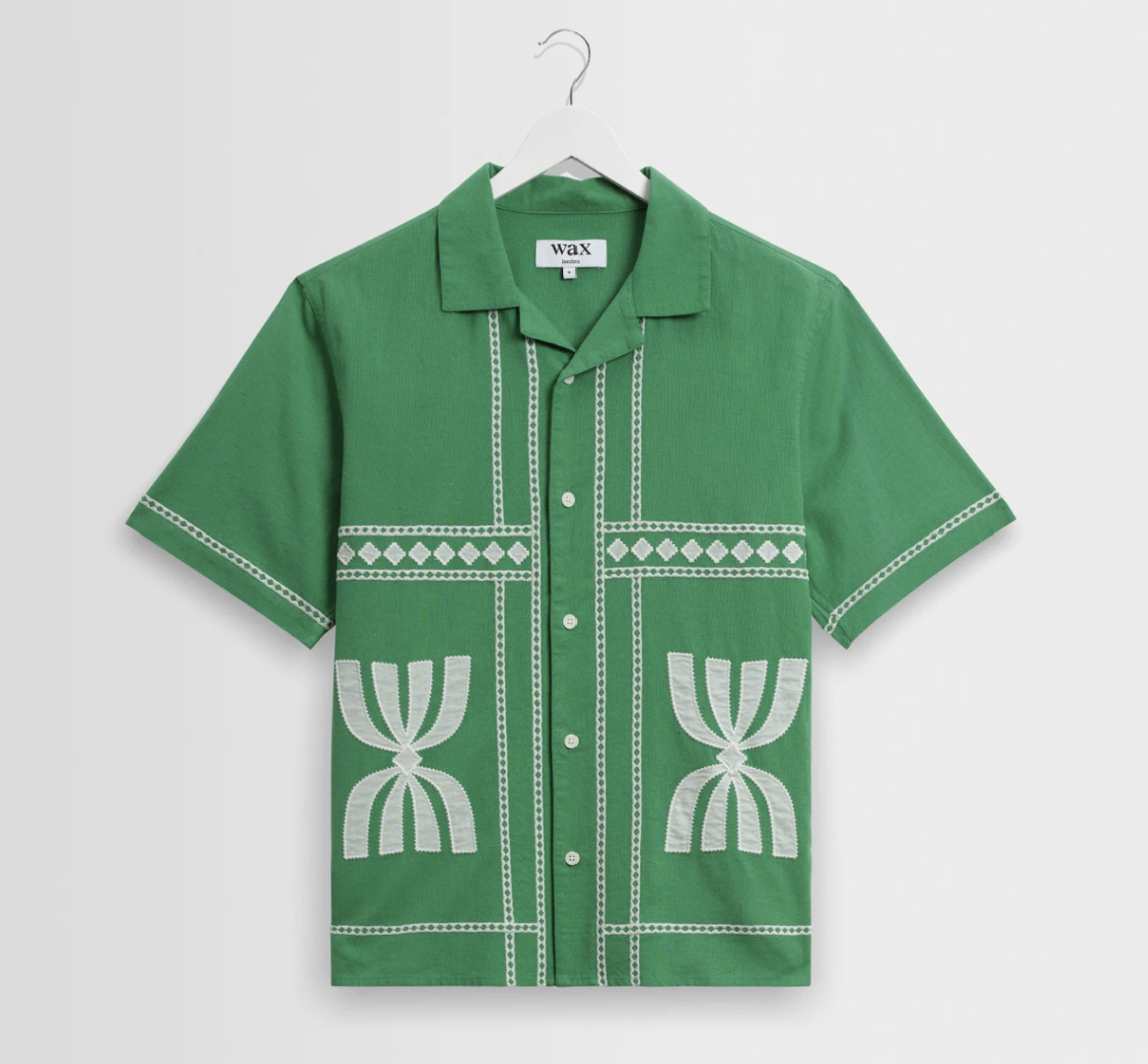 WAX London Shirt Navy with multicolored flower patterns