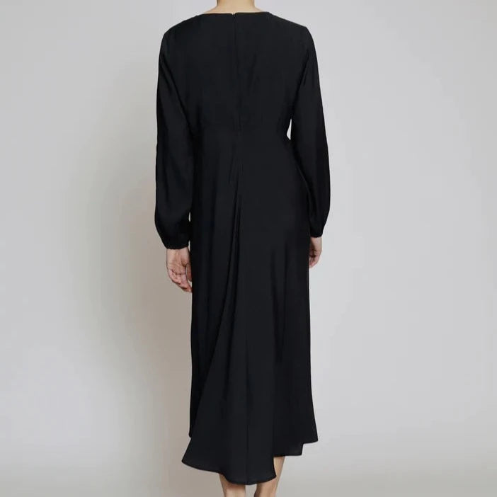Munthe 'Esther' Midi Dress in Black