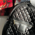 Chanel Black Quilted Coco Cocoon Nylon Backpack