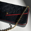 Louis Vuitton Navy Monogram Felicie Pochette Bag