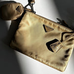 Prada Beige Nylon Re-Edition 2000 Crossbody Bag