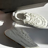 Bottega Veneta White Leather Multi Lace Up Trainers