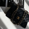 Chanel Small Black Double Flap Vintage Bag